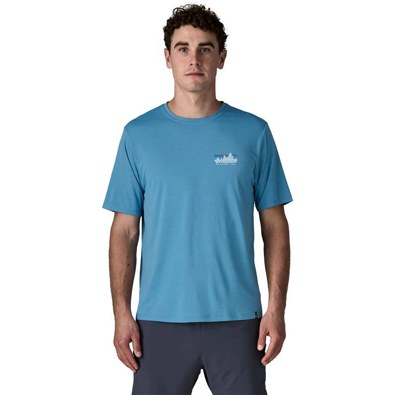 Patagonia Capilene® Cool Daily Shirt - '73 Skyline T-Shirt Herren blau