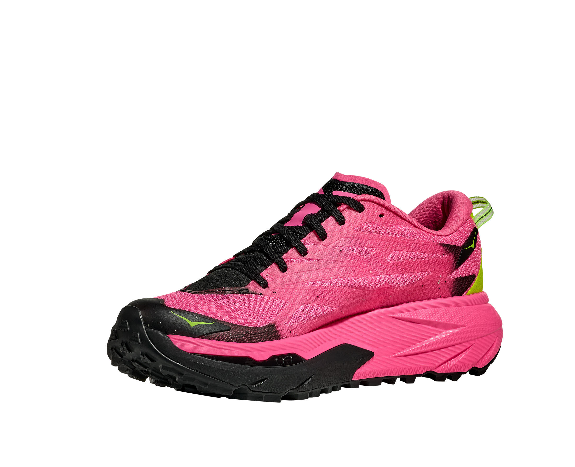 Hoka Mafate 5 Neon Rose / Black Trailrunningschuh Damen