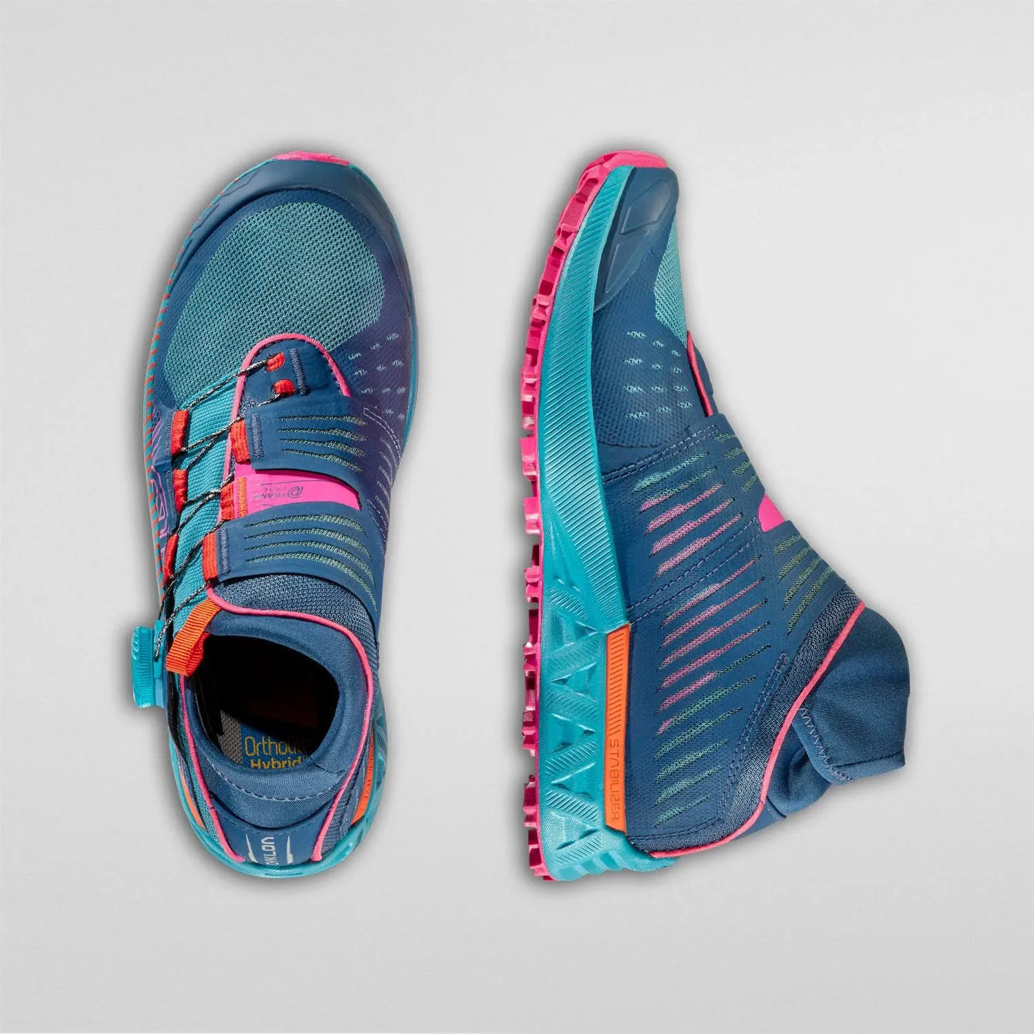 La Sportiva CYKLON Damen Trailrunning-Schuhe Laufschuhe blau/pink