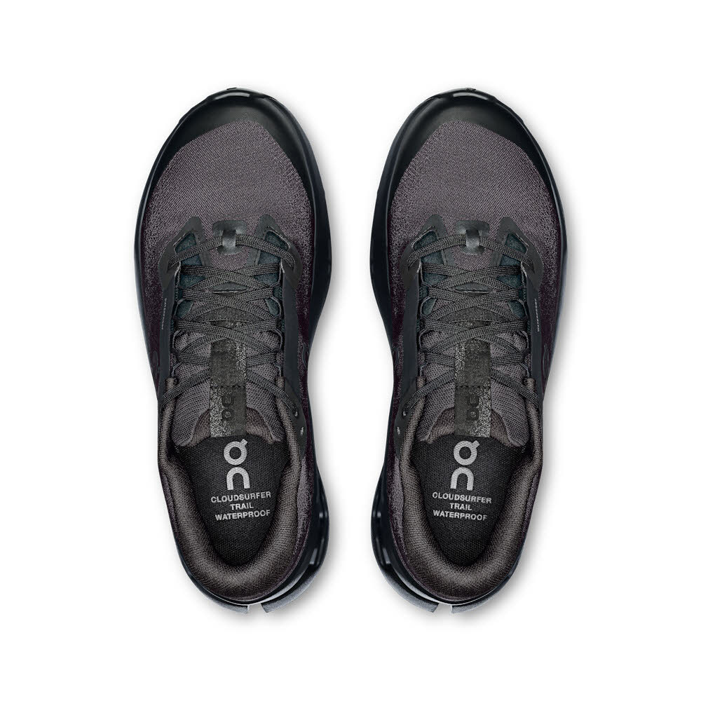 ON Cloudsurfer Trail 2 Waterproof Damen Sneaker Laufschuhe schwarz