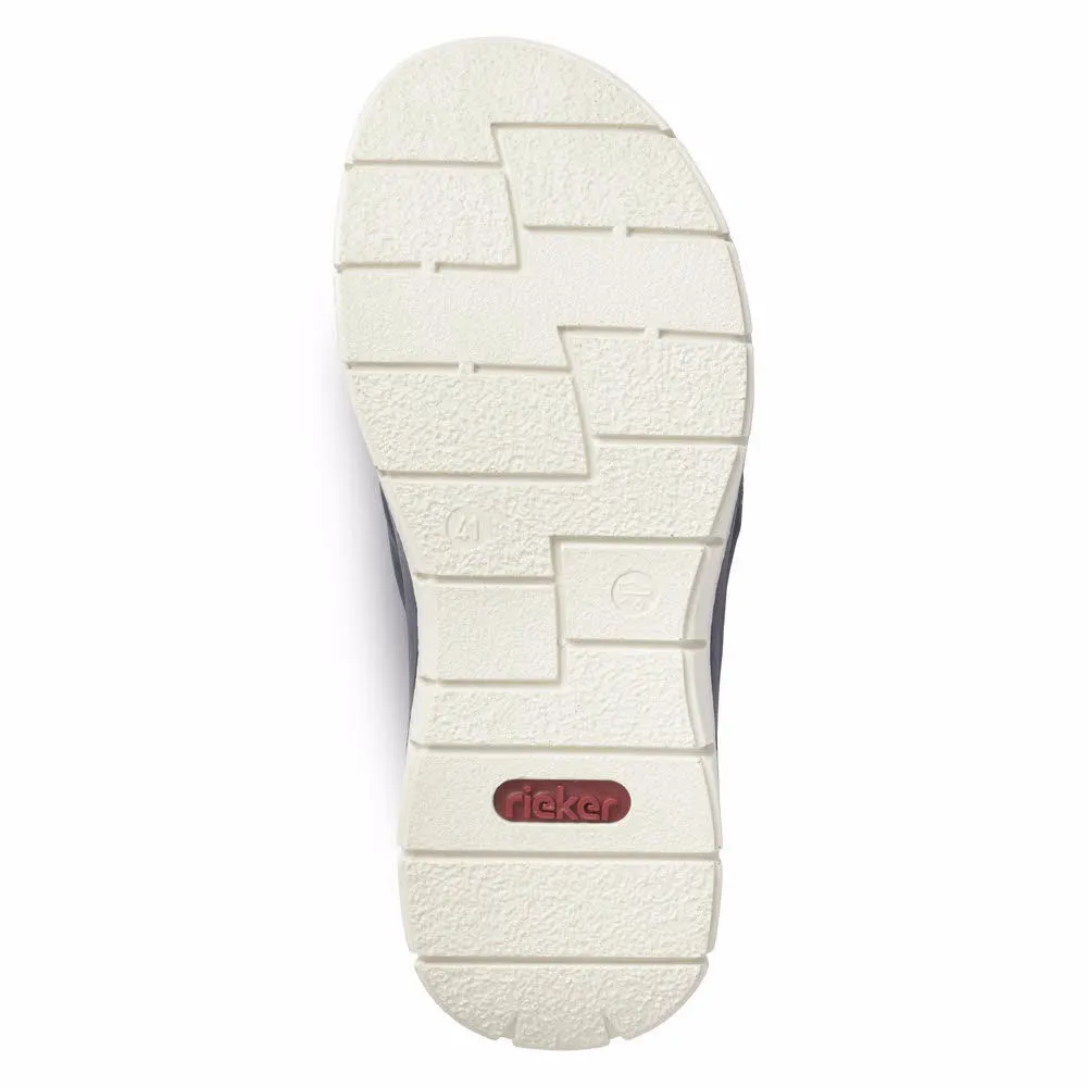 Rieker Pantolette Herren Hausschuhe blau