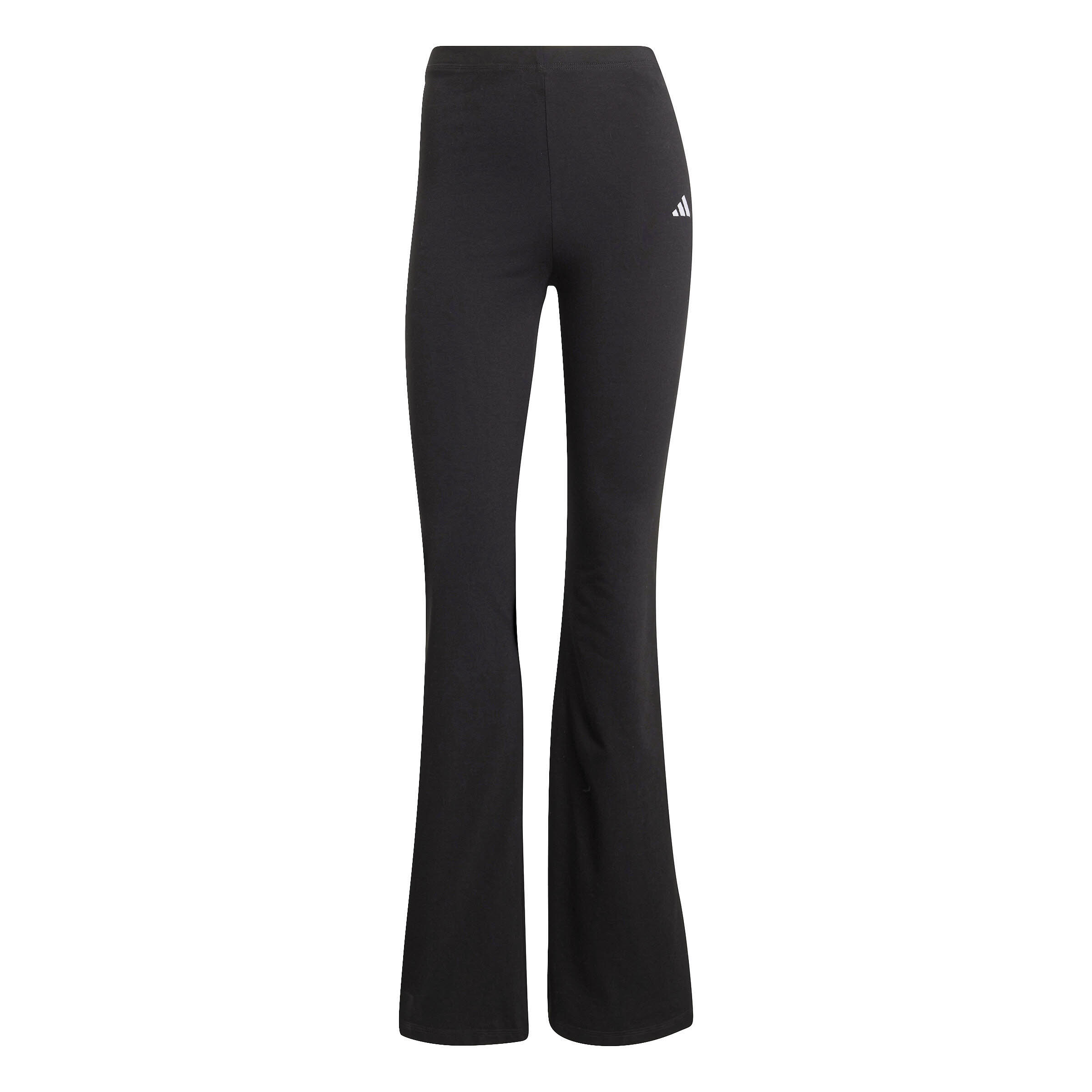 adidas Essentials Small Logo Flared Leggings Damen Freizeitleggings schwarz