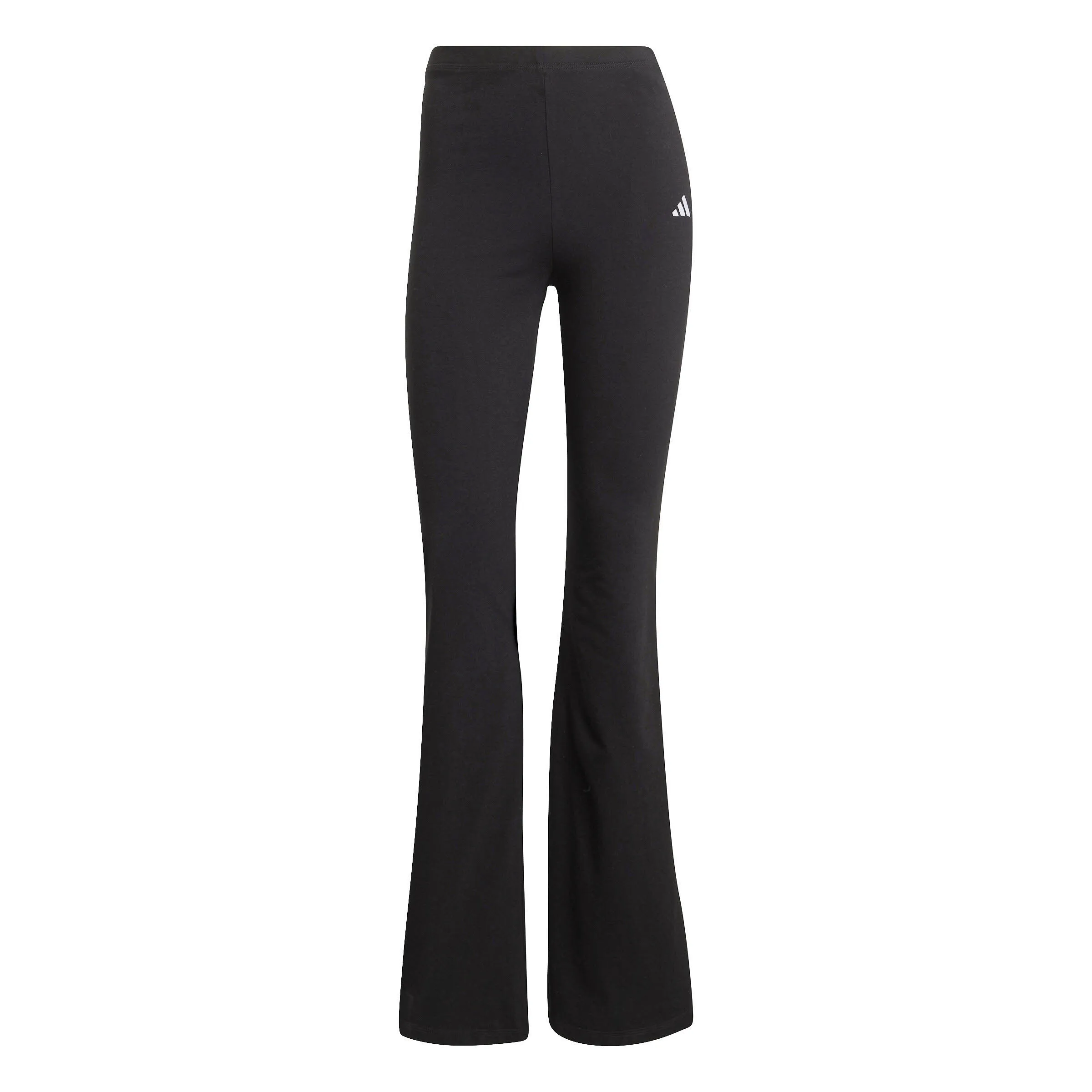 adidas Essentials Small Logo Flared Leggings Damen Freizeitleggings schwarz