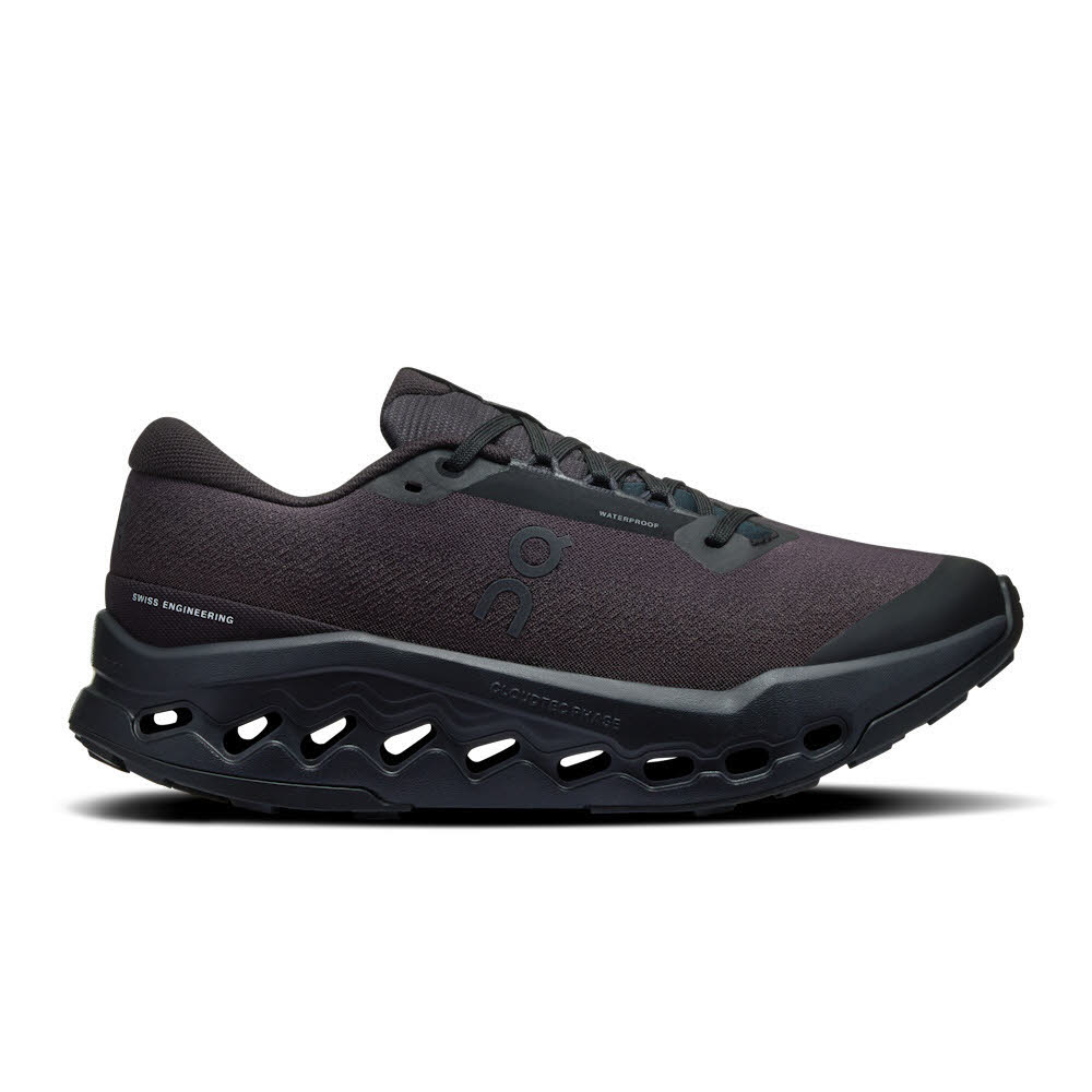 ON Cloudsurfer Trail 2 Waterproof Damen Sneaker Laufschuhe schwarz