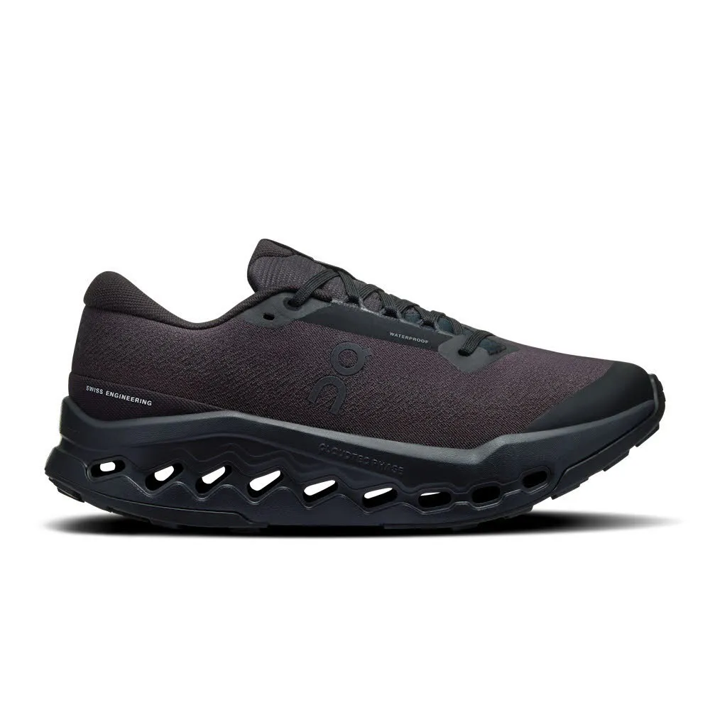 ON Cloudsurfer Trail 2 Waterproof Damen Sneaker Laufschuhe schwarz