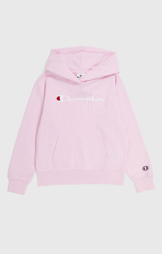 Champion Icons Hooded Sweatshirt Kapuzenpullover Hoodie Kinder Mädchen rosa