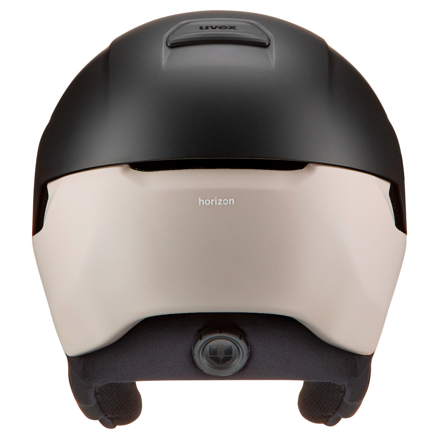 Uvex horizon CV MAG Unisex Skihelm Snowboardhelm Visierhelm warm grey-black matt