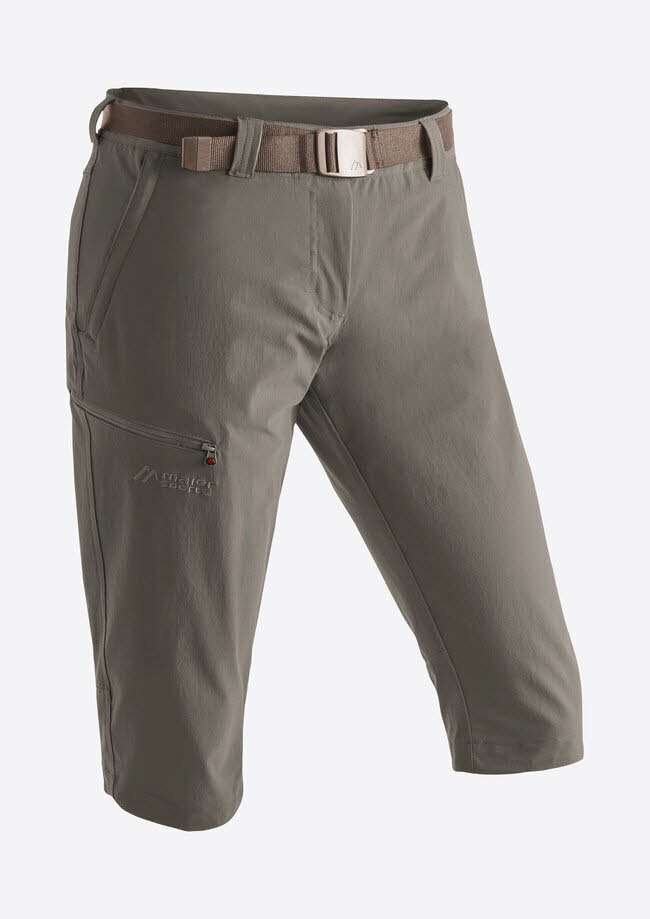 Maier Sports Inara Slim 3/4 Damen Wandercapri Outdoor Sport Freizeit braun NEU