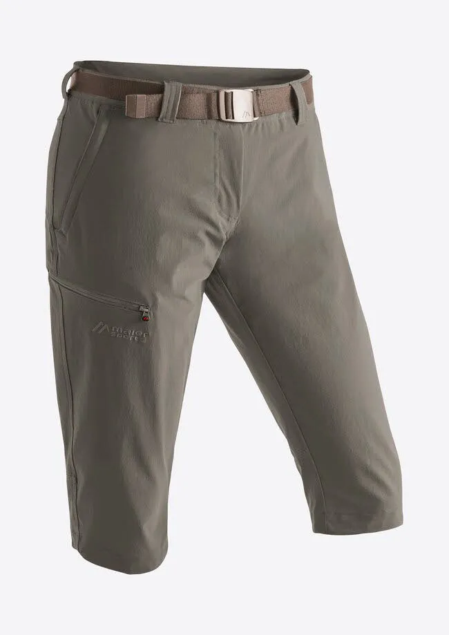 Maier Sports Inara Slim 3/4 Damen Wandercapri Outdoor Sport Freizeit braun NEU