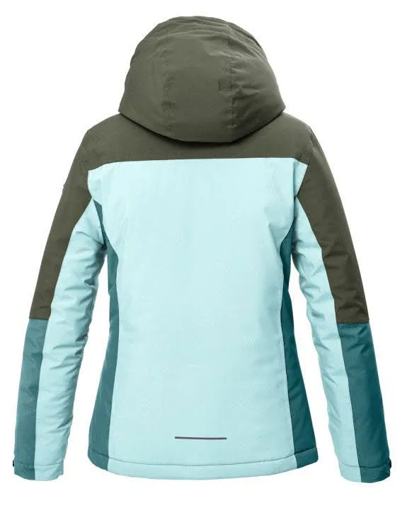 Killtec KOW 354 Mädchen Skijacke Kapuzenjacke Winterjacke blau
