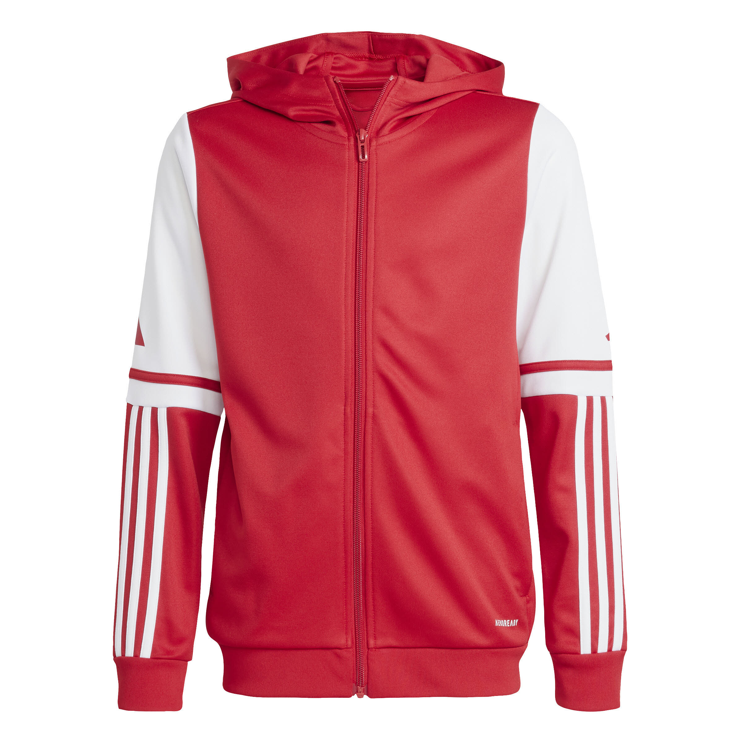 adidas Squadra 25 Kids Kapuzenjacke Trainingsjacke Kinder rot weiß