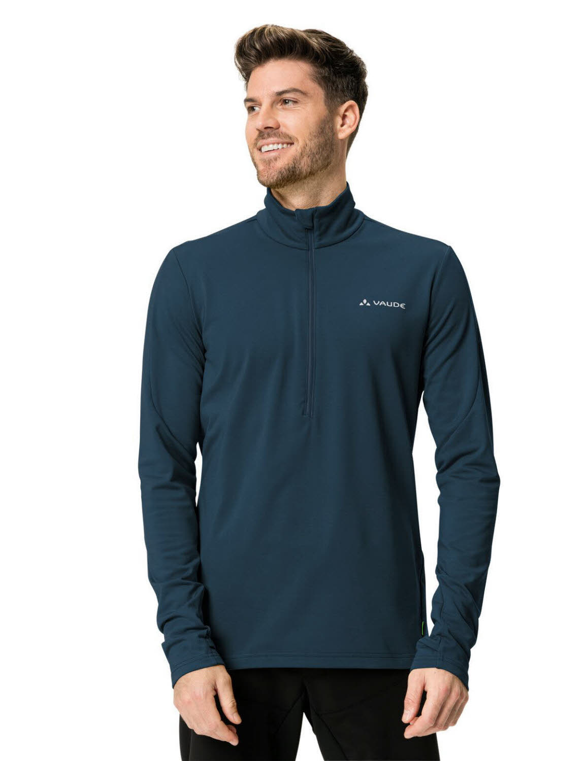 Vaude Livigno Halfzip II Herren Fleecepullover Midlayer blau