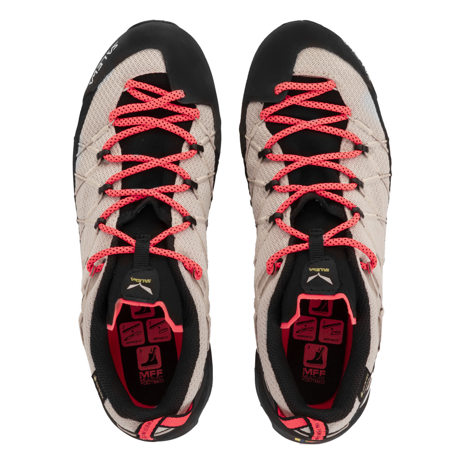 Salewa WILDFIRE 2 GTX W Damen Wanderschuhe Trekkingschuhe oatmeal/black