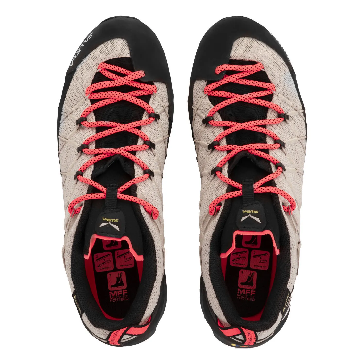 Salewa WILDFIRE 2 GTX W Damen Wanderschuhe Trekkingschuhe oatmeal/black