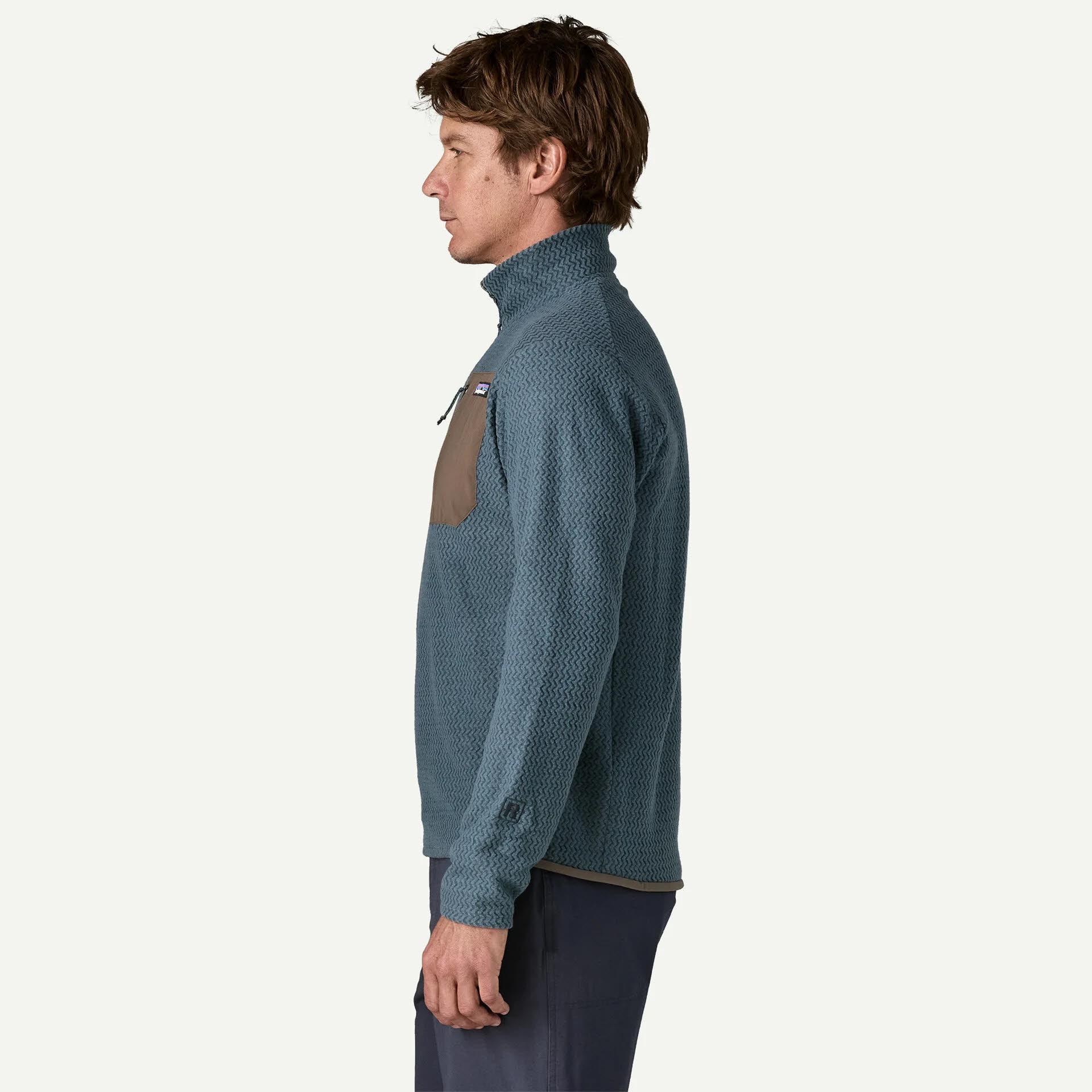 Patagonia R1 Air Zip Neck Herren Midlayer Fleecepullover summit blue