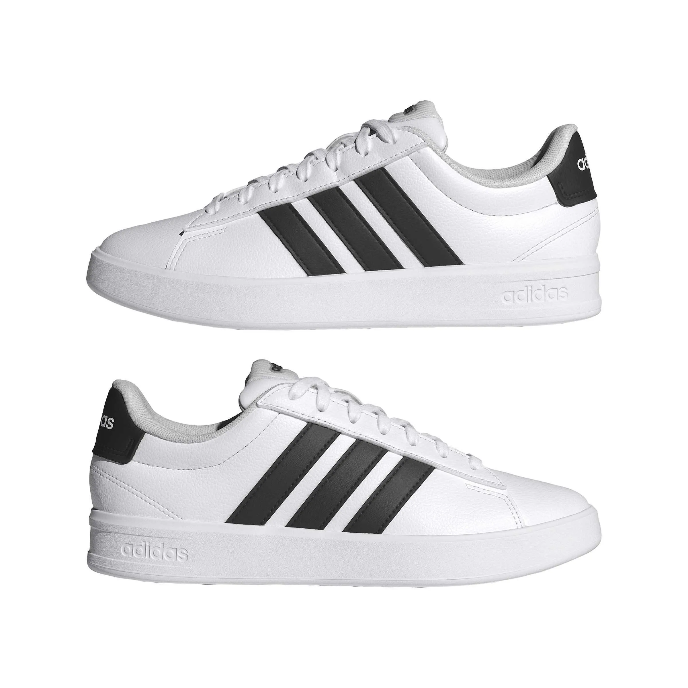 adidas GRAND COURT 3.0 Damen Sneaker Freizeitschuhe weiß/schwarz