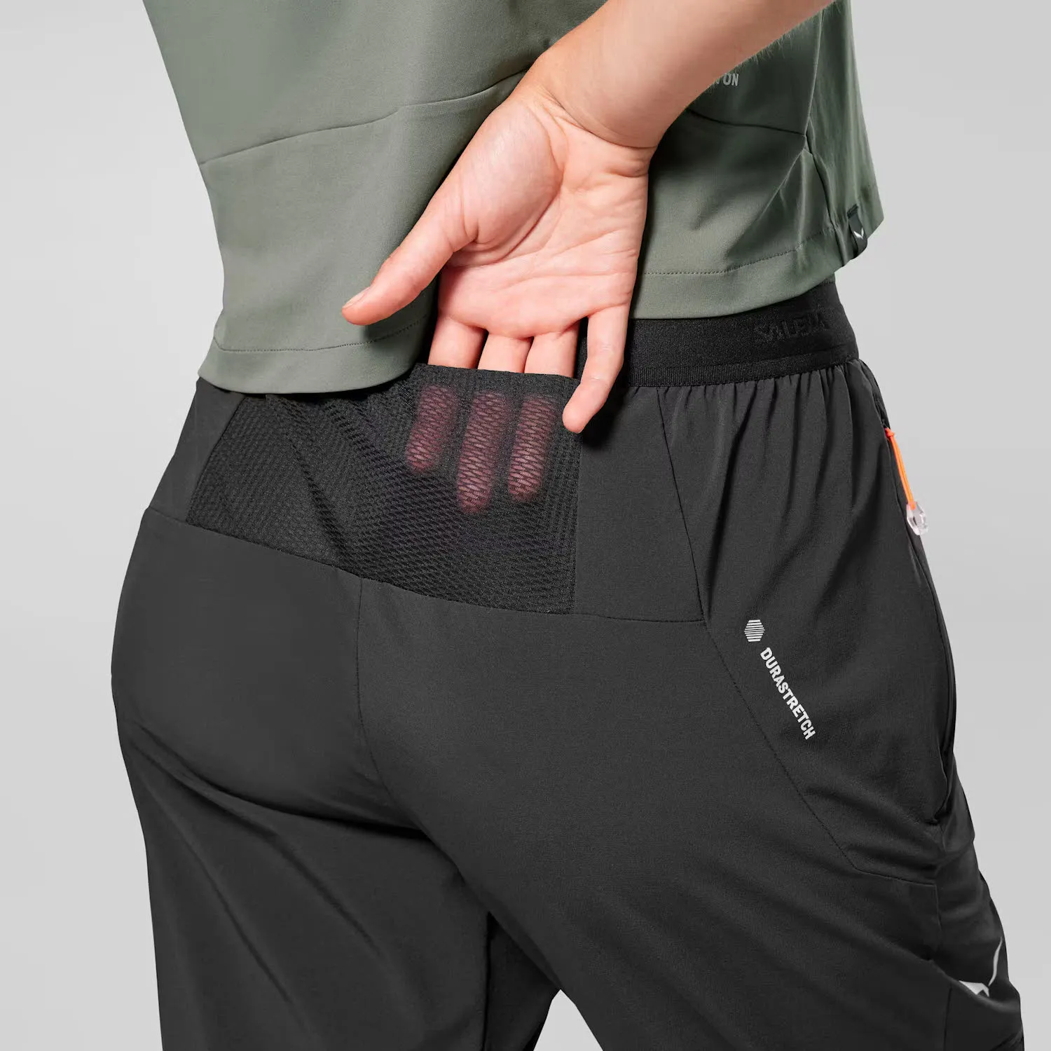Salewa PEDROC 3 DST 2IN1 PANT W Damen Wanderhose Zip-off schwarz