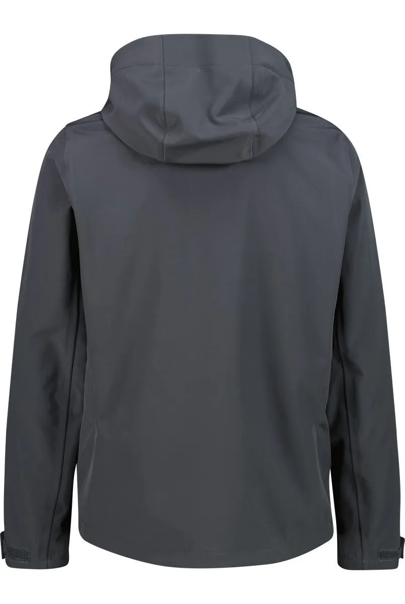 CMP MAN JACKET ZIP HOOD Herren Softshelljacke Windjacke blau