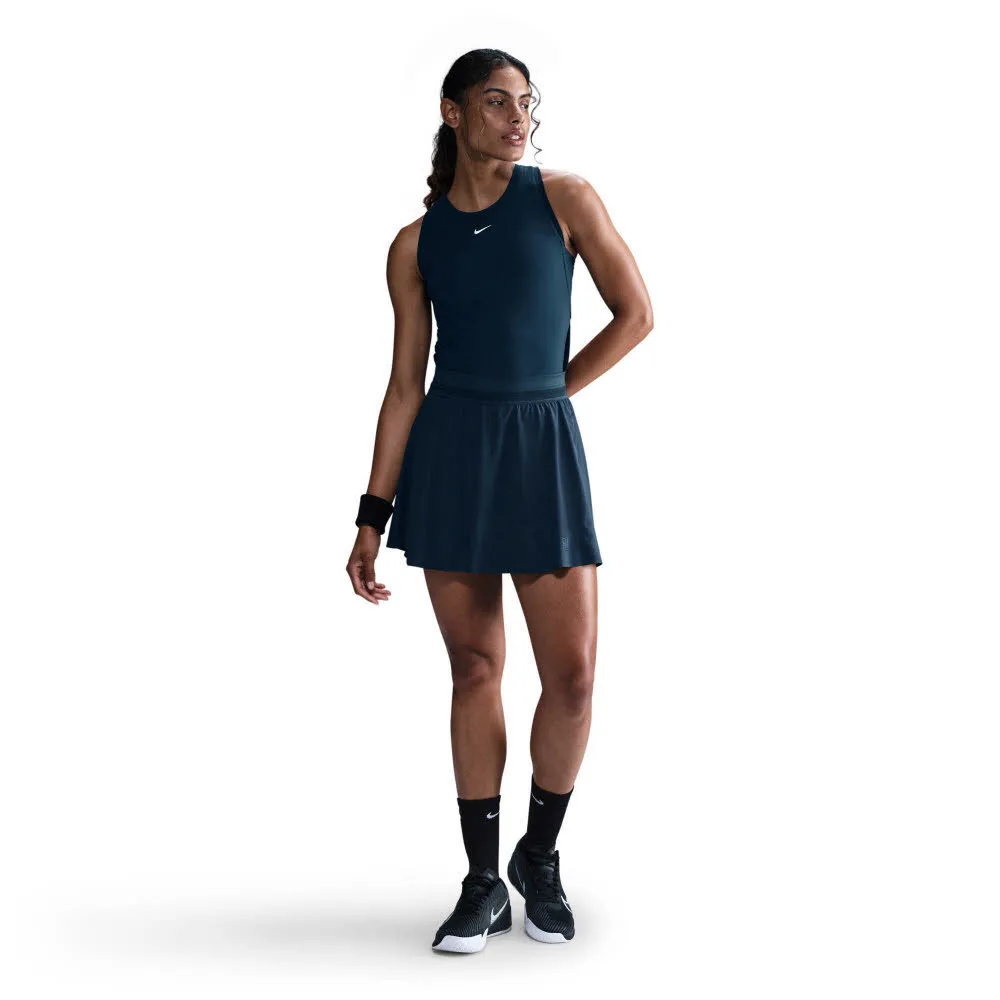 Nike Court Ace Advantage Damen Rock Tennisrock armory navy