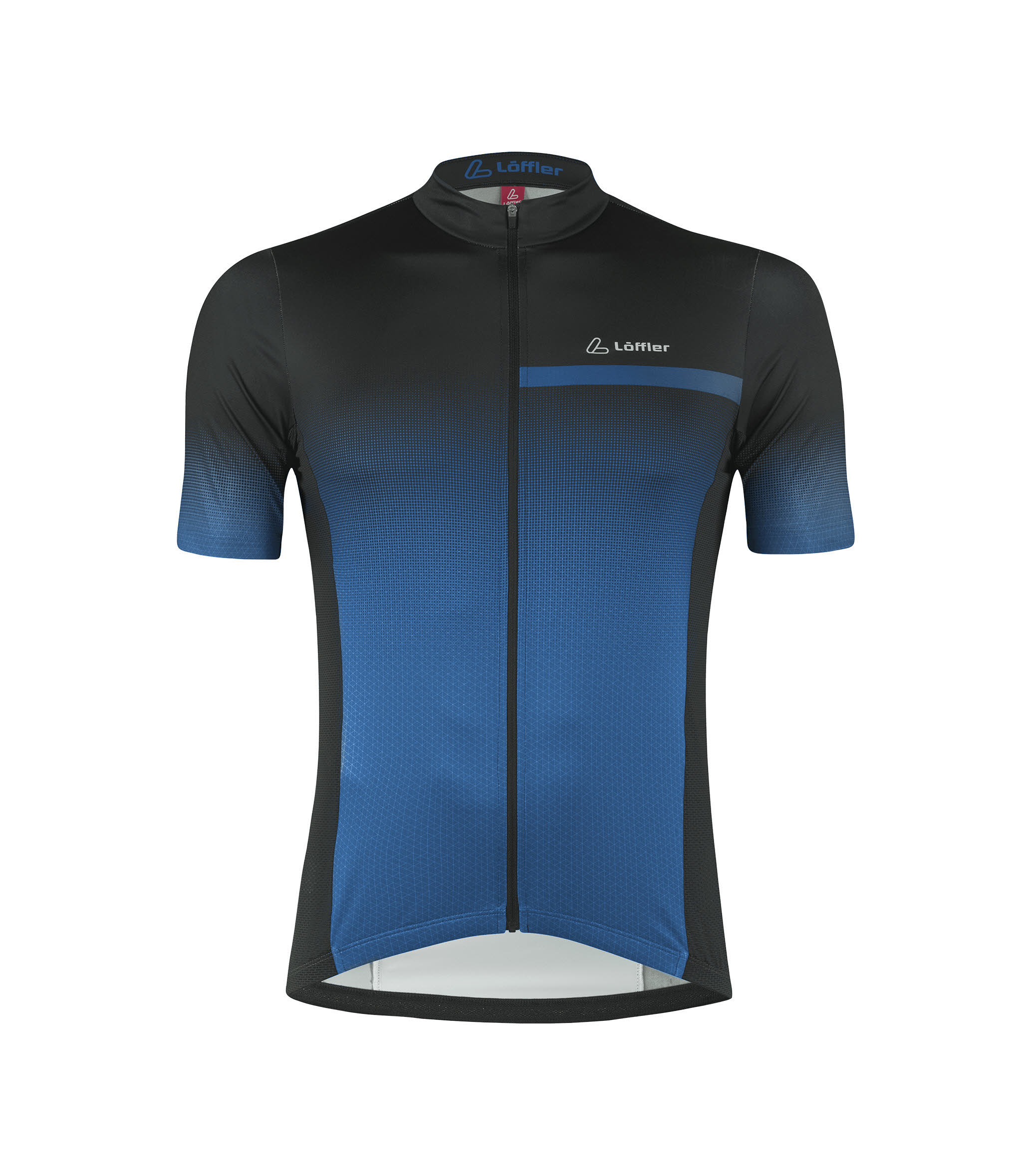 Löffler BIKE JERSEY FZ COOGAN MID Herren Radtrikot blau/schwarz