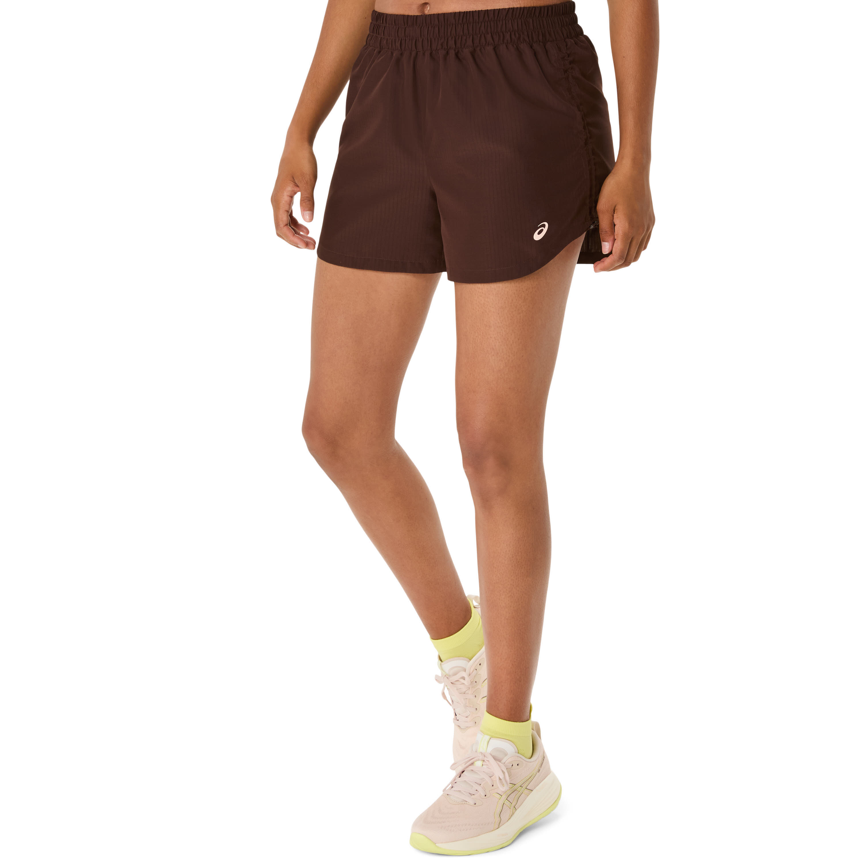 ASICS NAGINO RUN ADJUSTABLE 4IN SHORT Laufshort Damen dunkelbraun