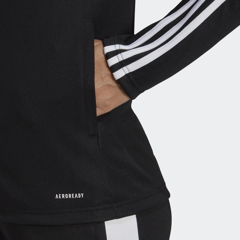 adidas Tiro ESSENTIALS Damen Trainingsweste Fußballjacke schwarz NEU