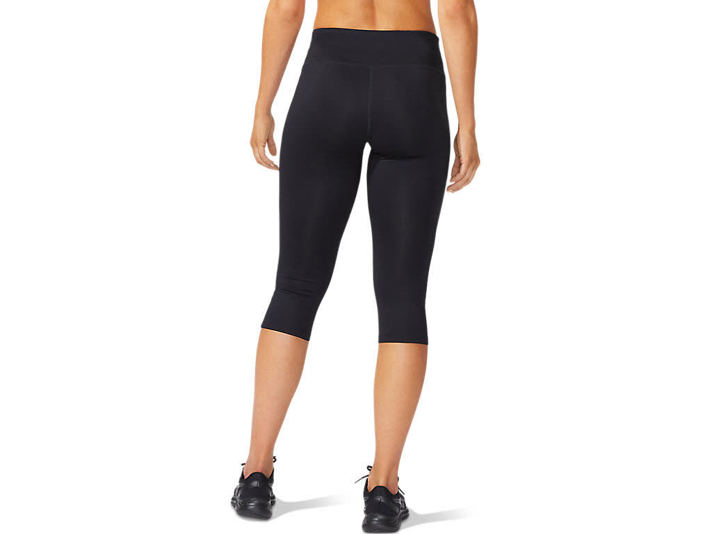 ASICS DA CORE CAPRI TIGHT Damen Laufhose 3/4 Tight Sport Freizeit schwarz NEU