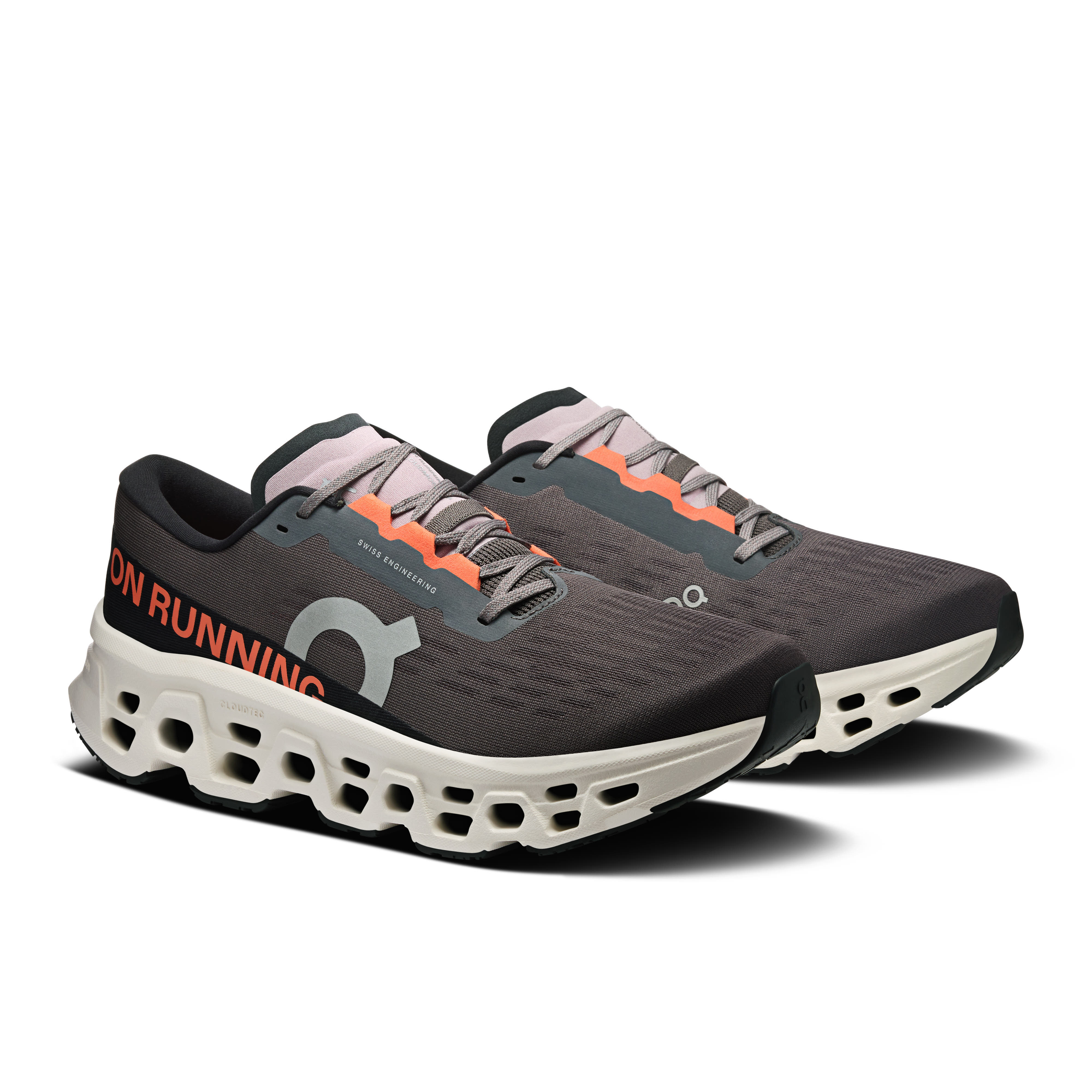 ON Cloudmonster 3 Herren Laufschuhe Joggingschuhe grau orange