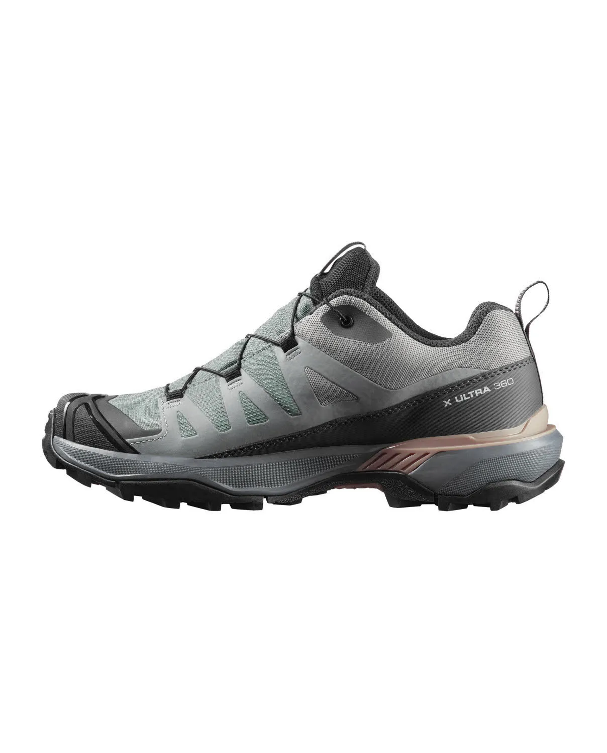 Salomon X ULTRA 360 GTX Damen Wanderschuhe Trekkingschuhe Low grün/grau
