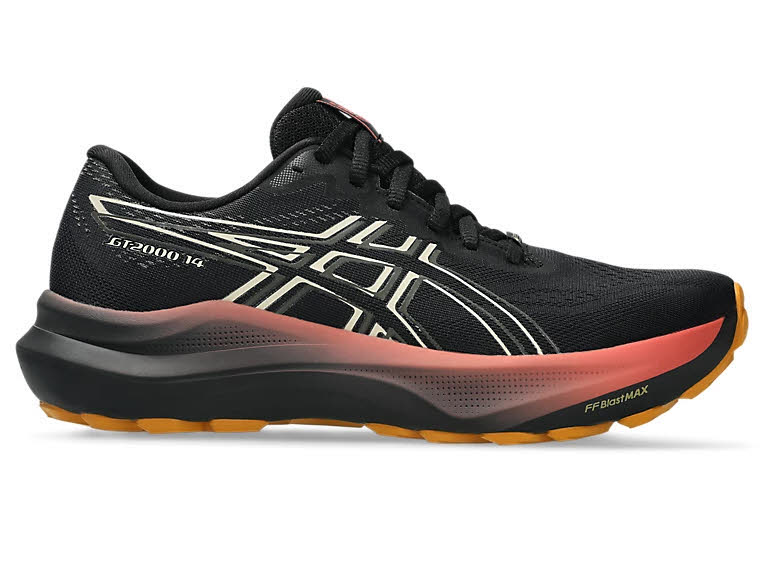 ASICS GT-2000 14 GTX Damen Running Schuh Schwarz/Vanilla | GORE-TEX & FF BLAST
