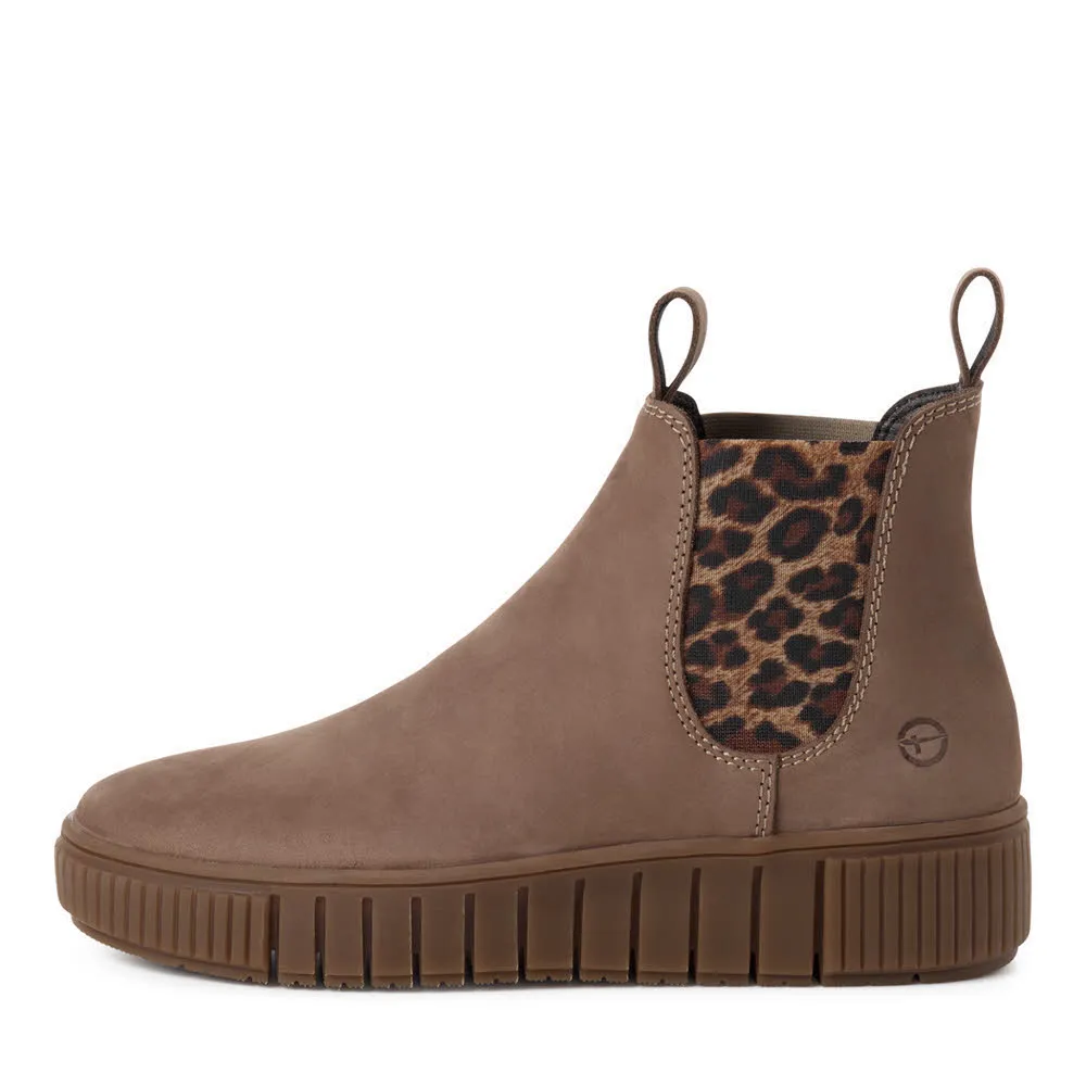 Tamaris Damen Stiefelette Stiefel beige