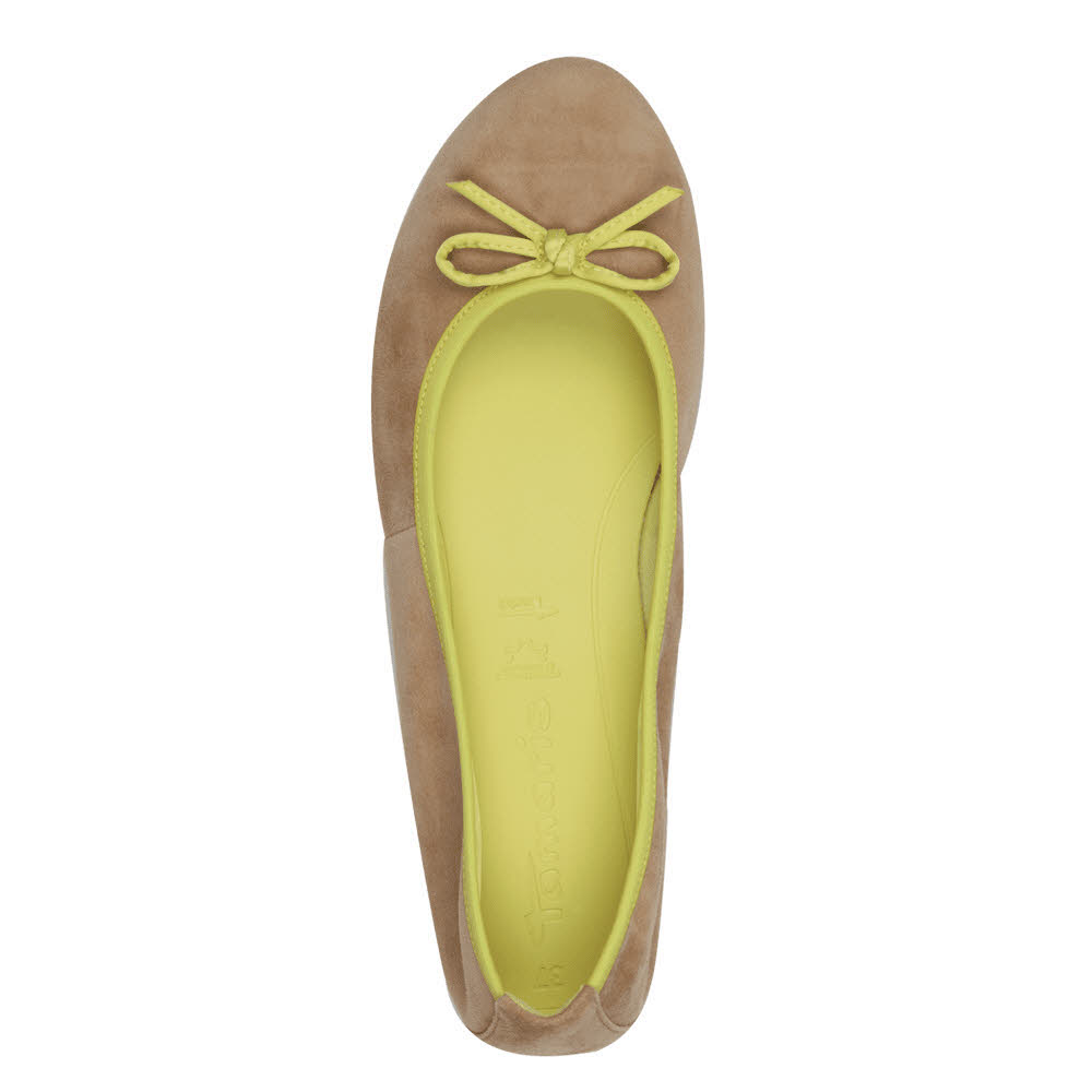 Tamaris Damen Ballerina beige