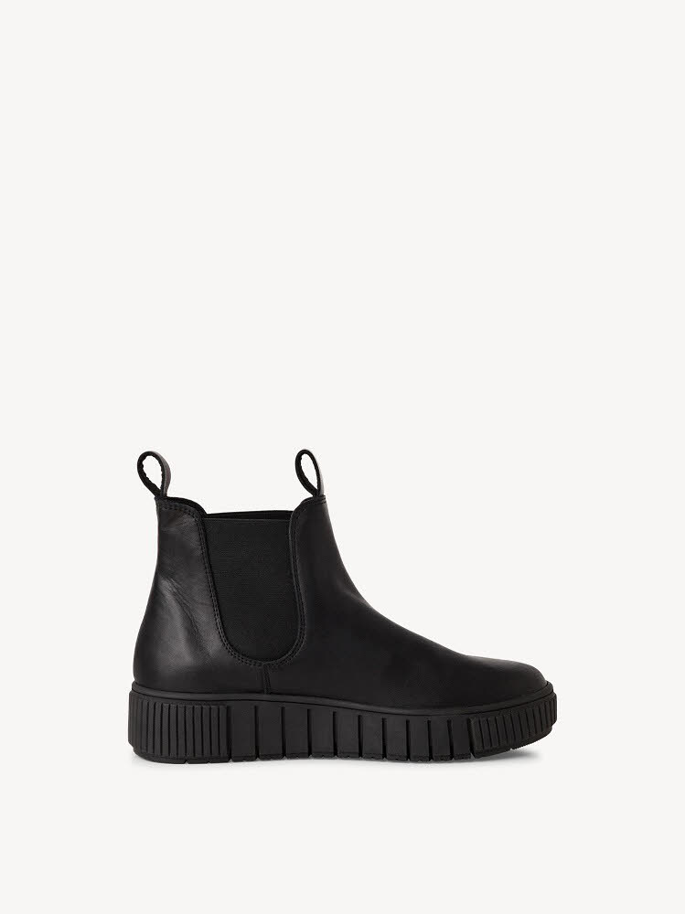 Tamaris Leder Chelsea Boot Damen Stiefel Stiefeletten schwarz