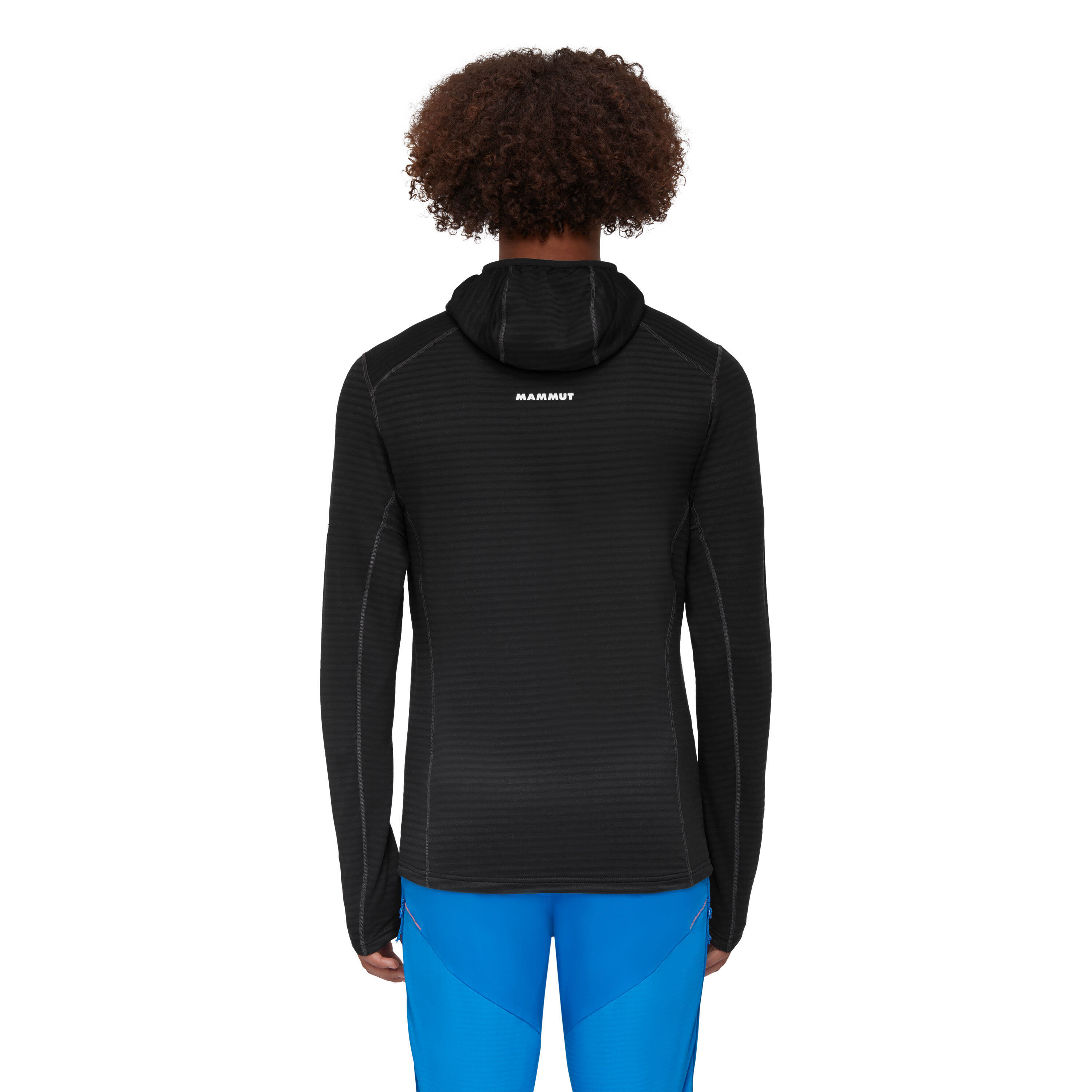 Mammut Taiss Light ML Hooded Jacket Fleecejacke Leicht Warm Herren Schwarz