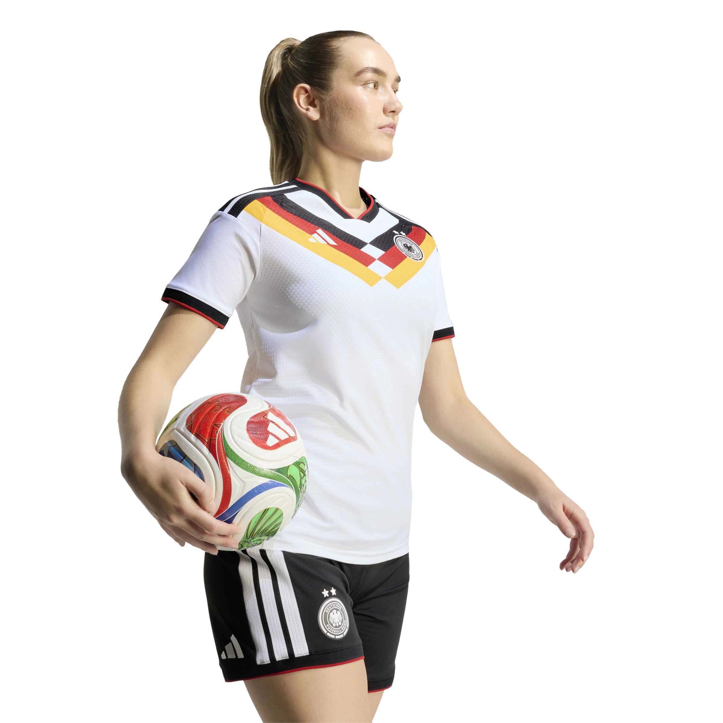 adidas DFB Authentic Jersey Damen Heimtrikot WM 2026 weiß