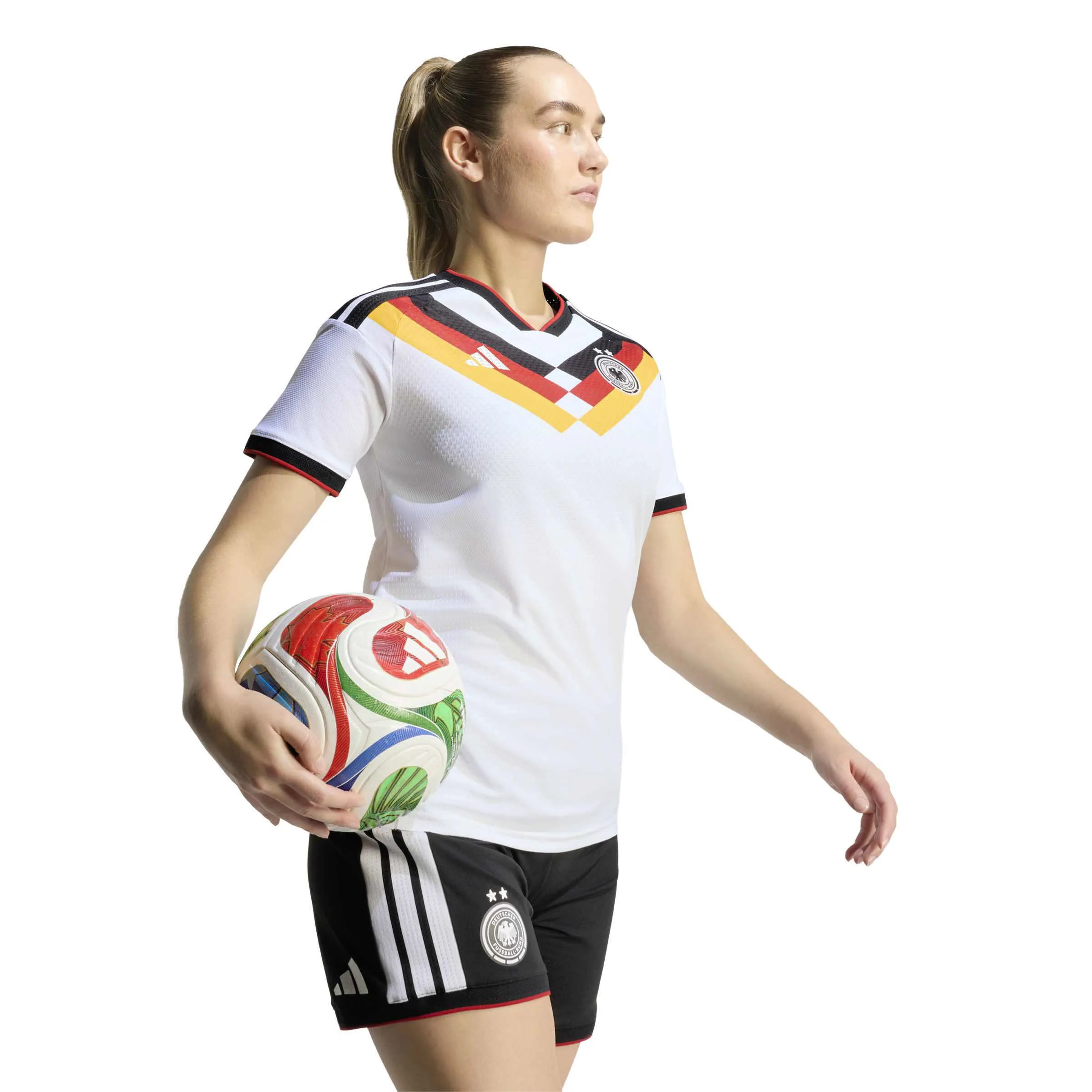 adidas DFB Authentic Jersey Damen Heimtrikot WM 2026 weiß