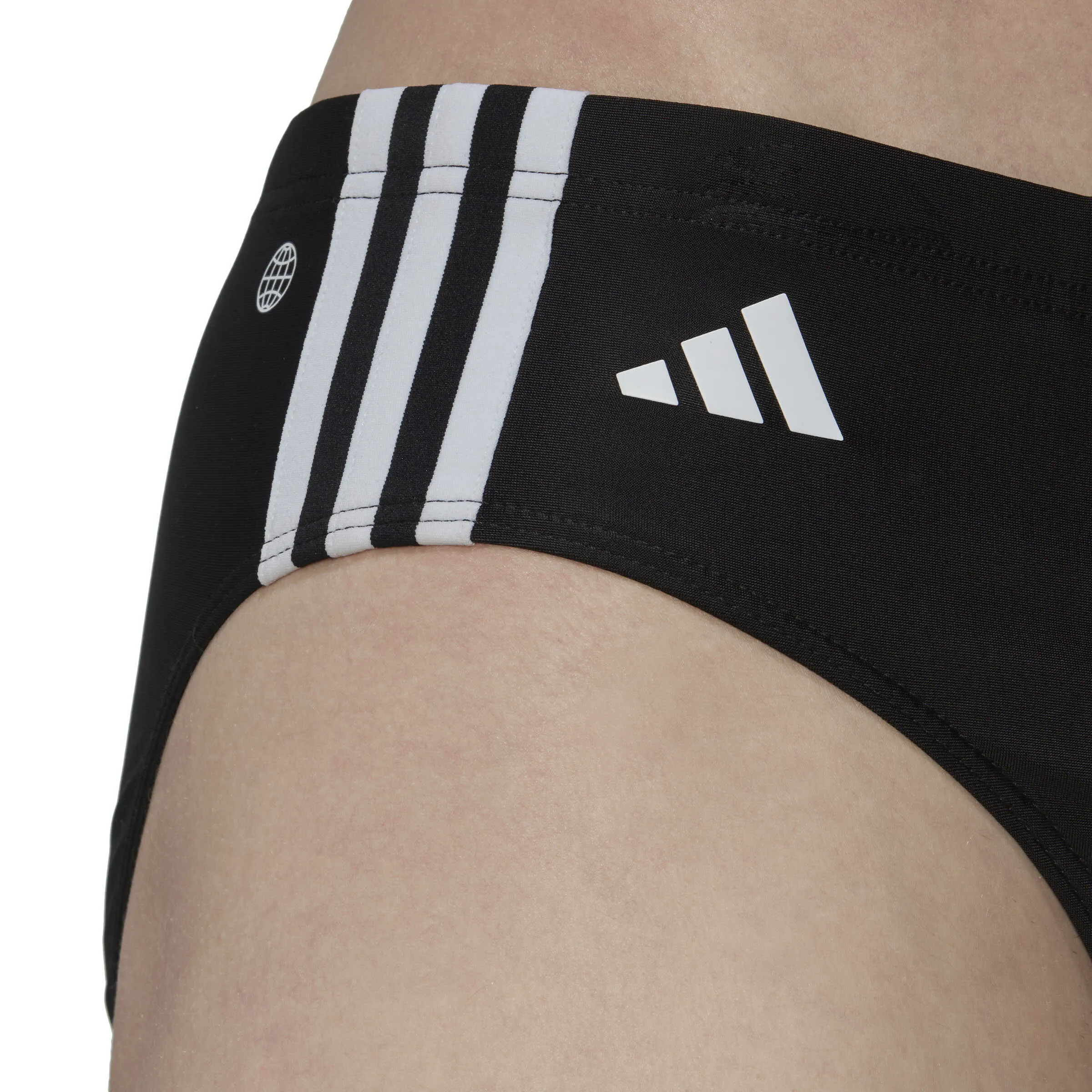 adidas Classic 3-Streifen Badehose Herren schwarz