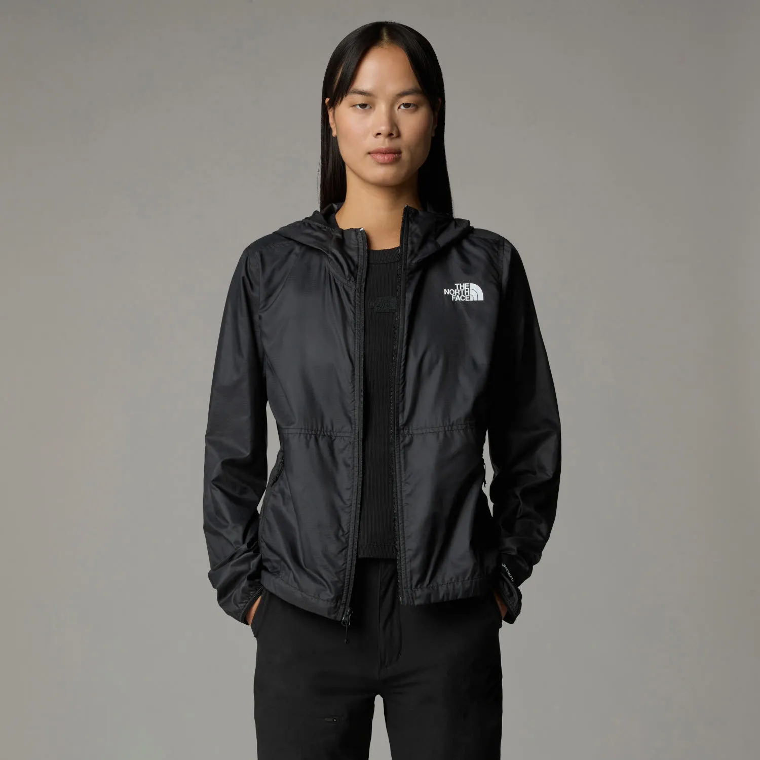 The North Face CYCLONE WND JKT Damen Windjacke Wanderjacke schwarz