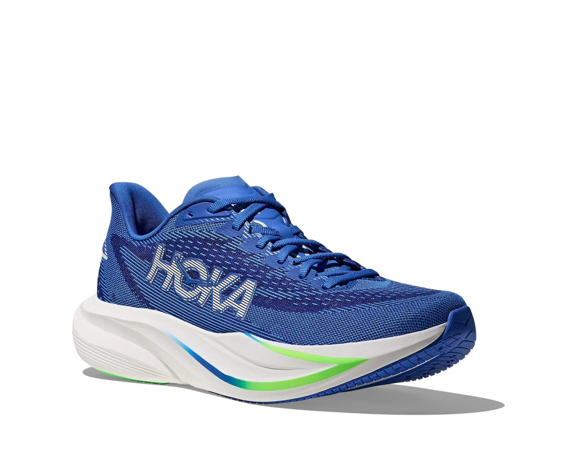 Hoka Mach 7 Herren blau Laufschuhe mit dynamischen Schaumstoff und leichter Dämpfung für schnelles Tempo