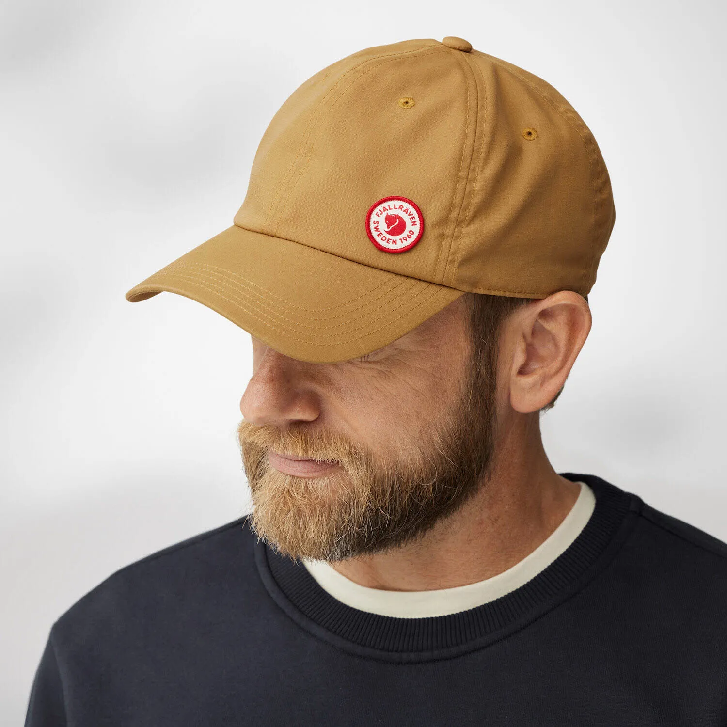 Fjällräven Logo Cap Kappe braun