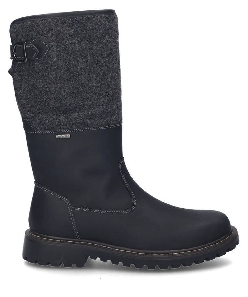 Josef Seibel Chance 41 Herren Stiefel Stiefeletten schwarz