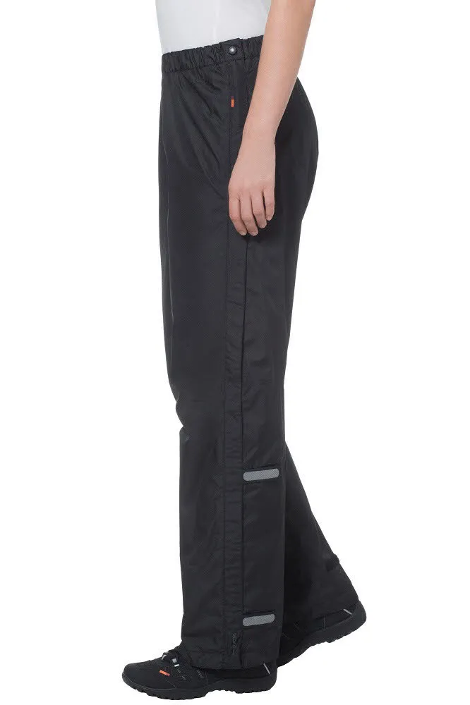 Vaude Women´s Fluid Full-Zip Pants Damen Multifunktionshose Regenhose black NEU