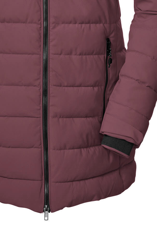 KILLTEC KOW 55 WMN QLTD PRK Freizeitmäntel Damen Steppparka dunkel mauve