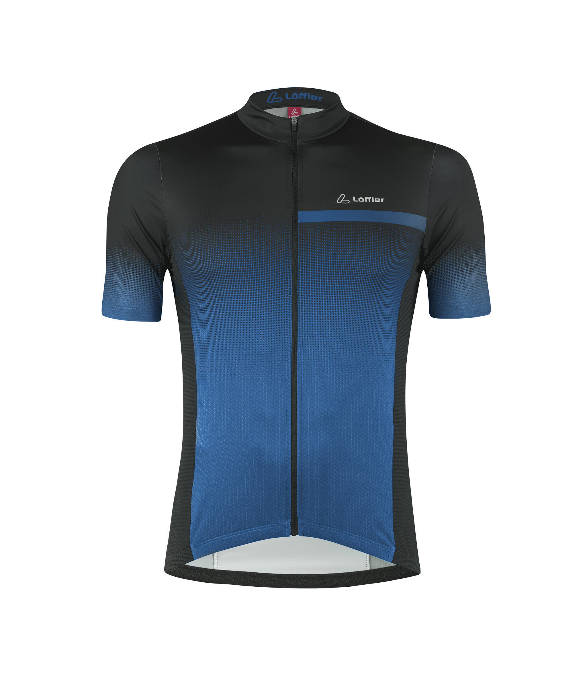 Löffler BIKE JERSEY FZ COOGAN MID Herren Radtrikot blau/schwarz