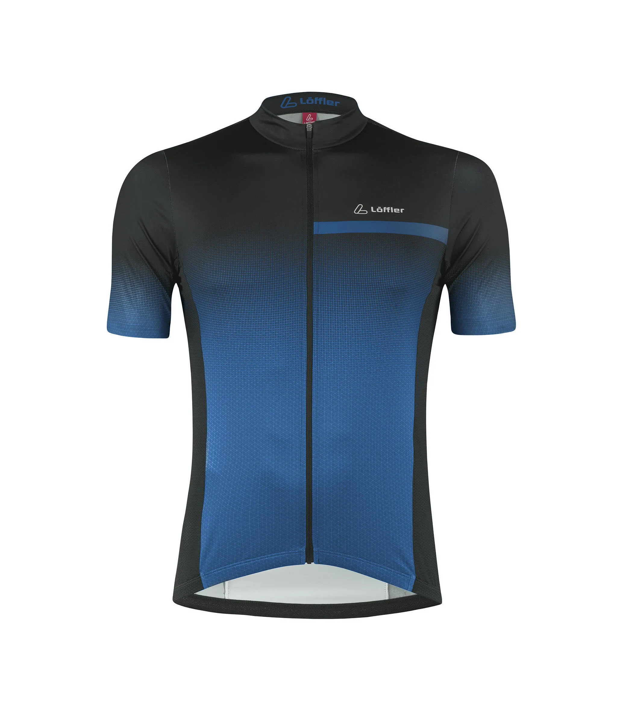 Löffler BIKE JERSEY FZ COOGAN MID Herren Radtrikot blau/schwarz