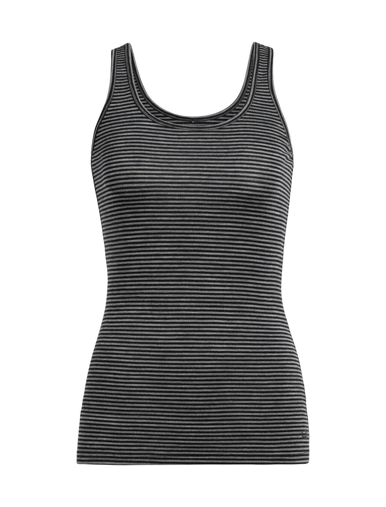 Icebreaker Siren Tank Damen Shirt Tanktop Sporttop Corespun Merinojersey grau NEU