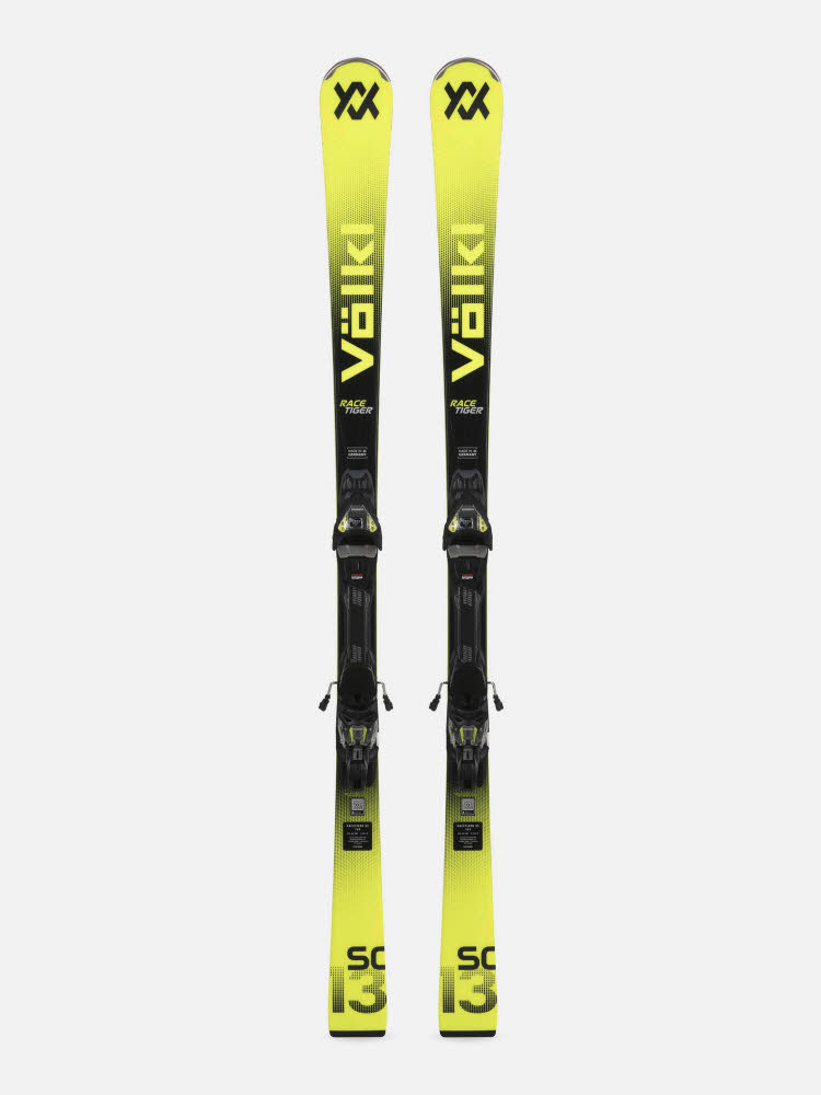 Völkl RACETIGER SC YELLOW + VMOT12 GW Slalomcarver Ski Fortgeschrittene 25/26 gelb