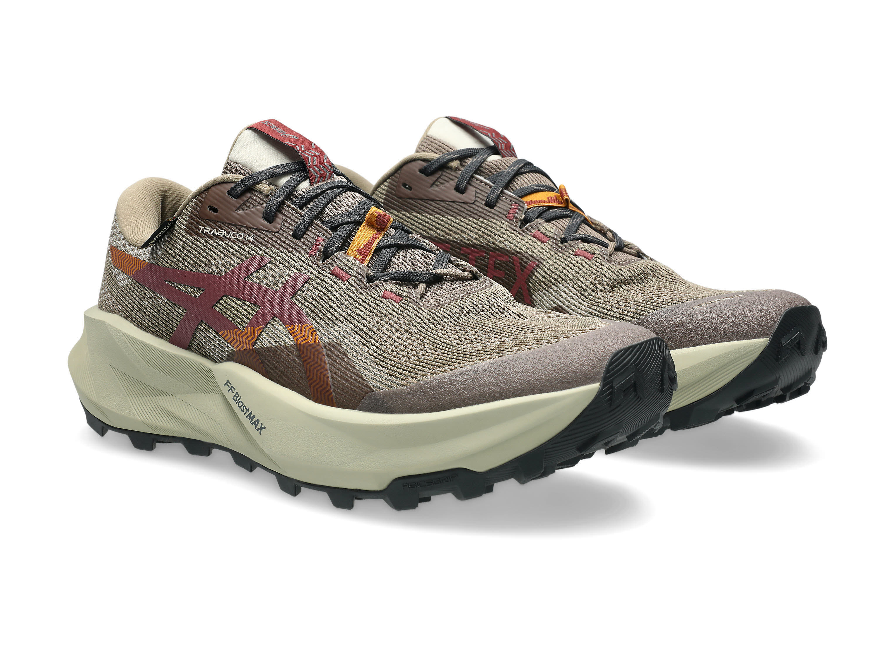ASICS TRABUCO 14 GTX Laufschuh Joggingschuh Herren beige