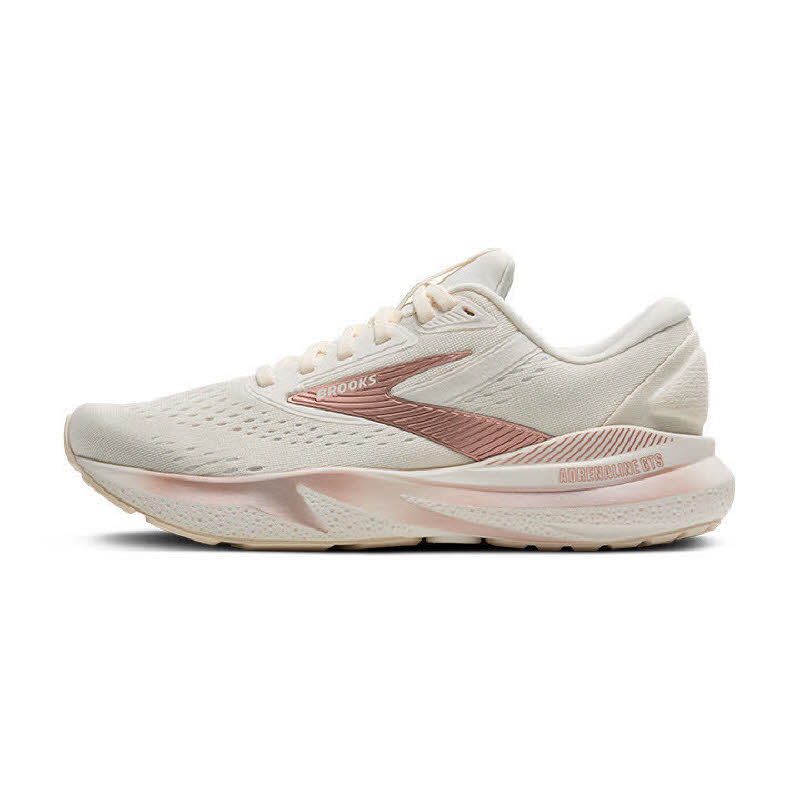 Brooks Adrenaline GTS 24 Damen Laufschuhe Joggingschuhe coconut/rose gold/white
