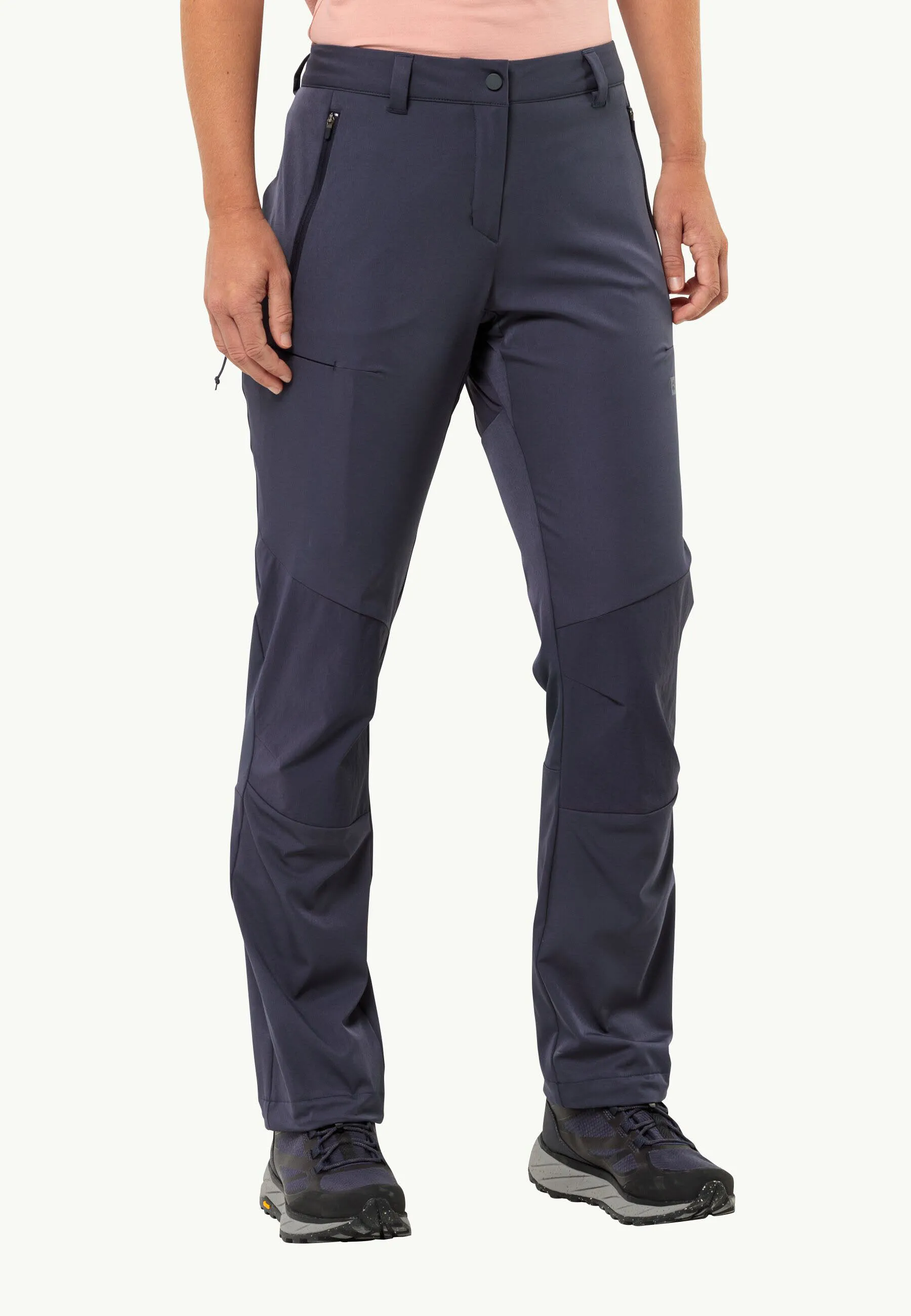 Jack Wolfskin Hiking Alpine Damen Wanderhose Trekkinghose grau